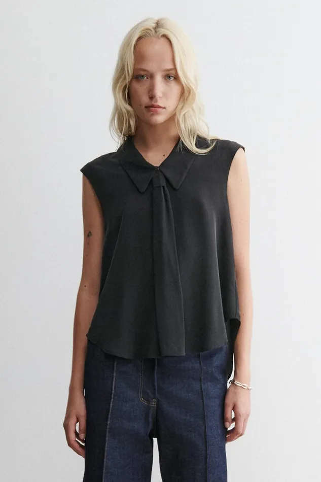 Women Tops Rachel Comey Duston Top Black Women Tops Rachel Comey Duston Top Black