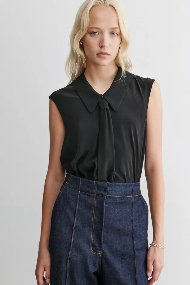 Women Tops Rachel Comey Duston Top Black Women Tops Rachel Comey Duston Top Black