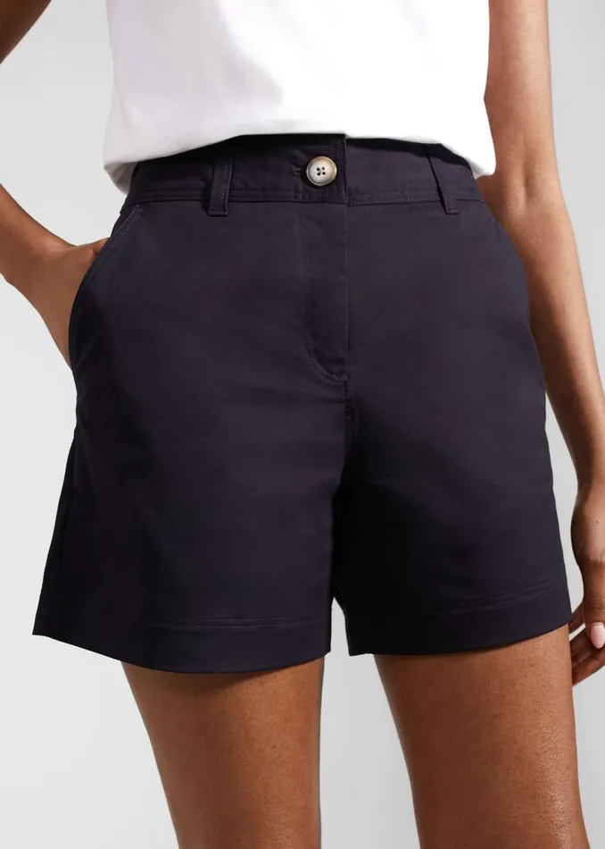 Women Trousers Hobbs Carla Shorts Navy