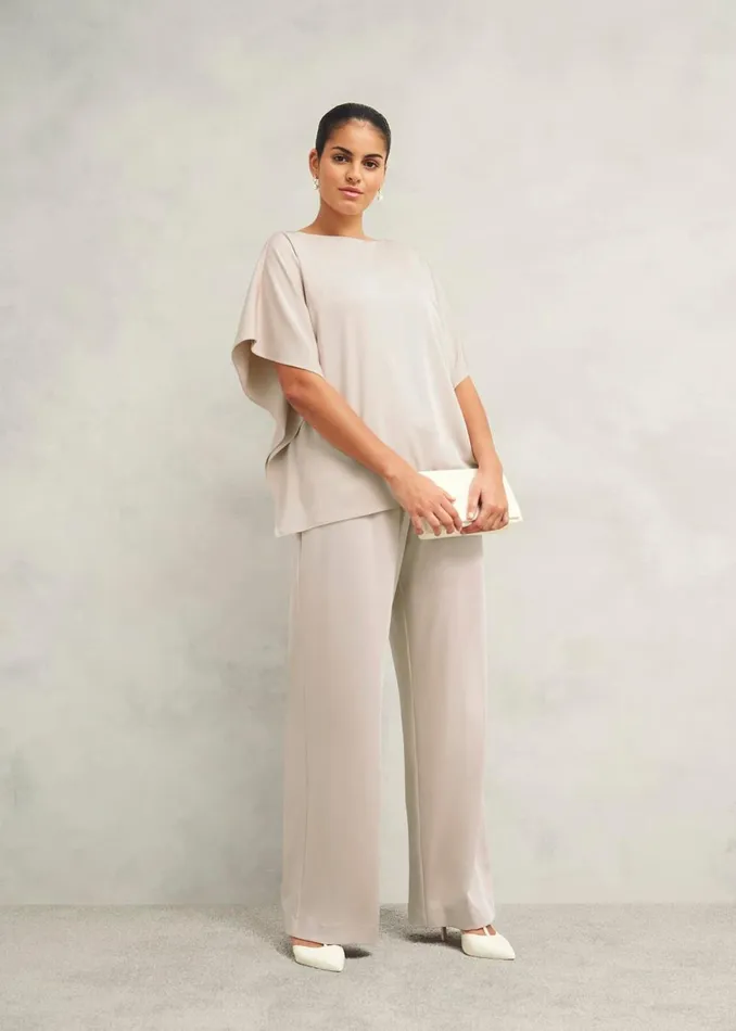 Women Trousers Hobbs Delora Trouser Oyster