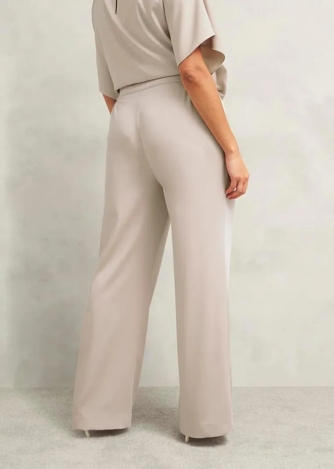 Women Trousers Hobbs Delora Trouser Oyster
