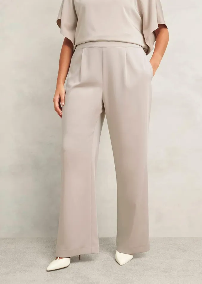 Women Trousers Hobbs Delora Trouser Oyster