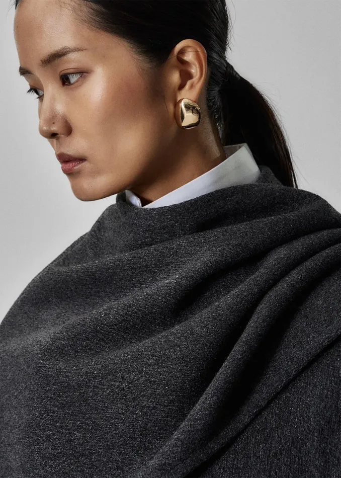 Women Whisella Cape 8211 Charcoal The Frankie Shop Outerwear