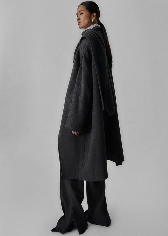 Women Whisella Cape 8211 Charcoal The Frankie Shop Outerwear