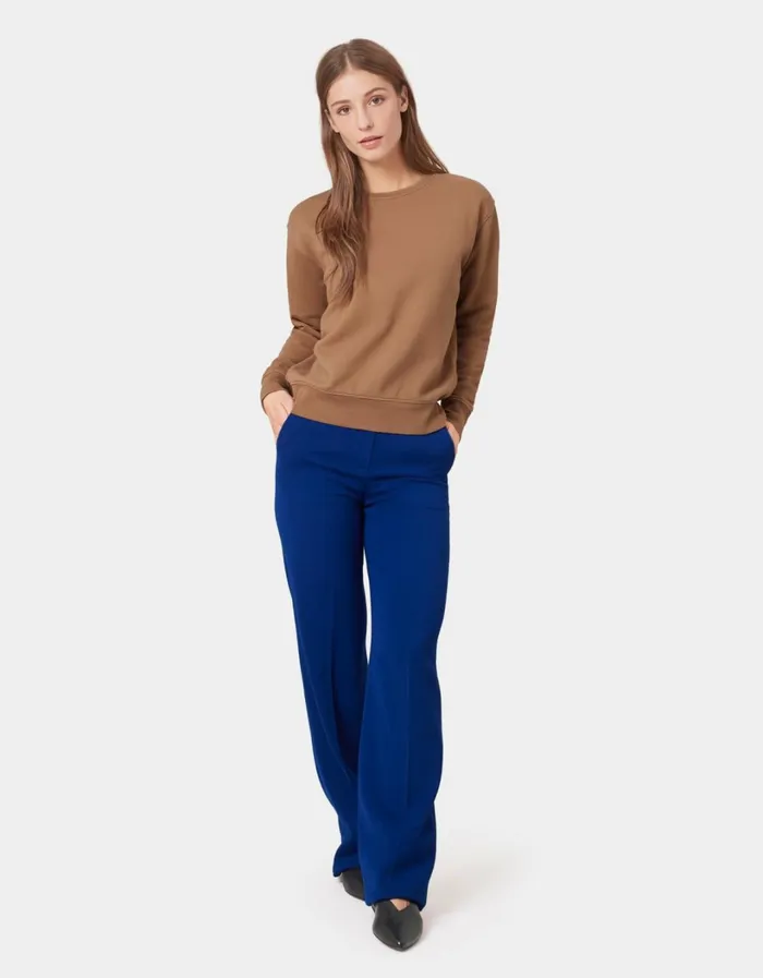 Women Women Classic Organic Crew Ultra Violet Colorful Standard Crewneck Sweatshirts