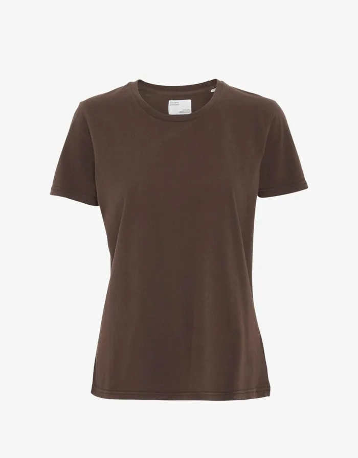 Women Women Light Organic Tee Coffee Brown Colorful Standard TShirts