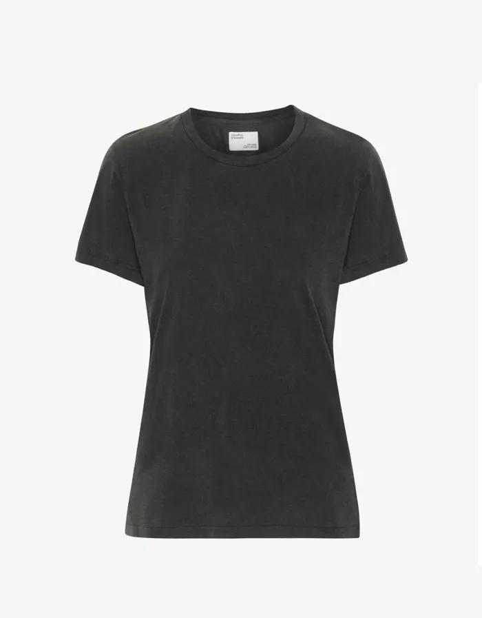 Women Women Light Organic Tee Faded Black Colorful Standard TShirts