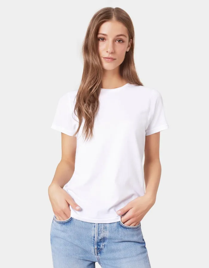 Women Women Light Organic Tee Faded Pink Colorful Standard TShirts
