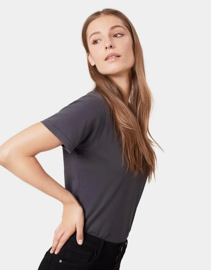 Women Women Light Organic Tee Lava Grey Colorful Standard TShirts