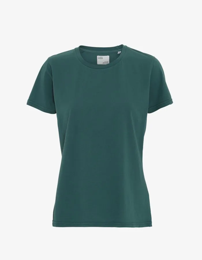 Women Women Light Organic Tee Ocean Green Colorful Standard TShirts
