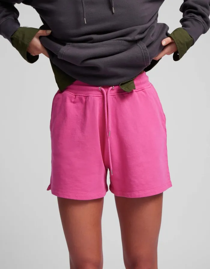 Women Women Organic Sweatshorts Seaside Blue Colorful Standard Shorts