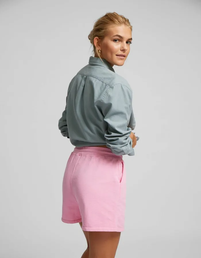 Women Women Organic Sweatshorts Snow Melange Colorful Standard Shorts