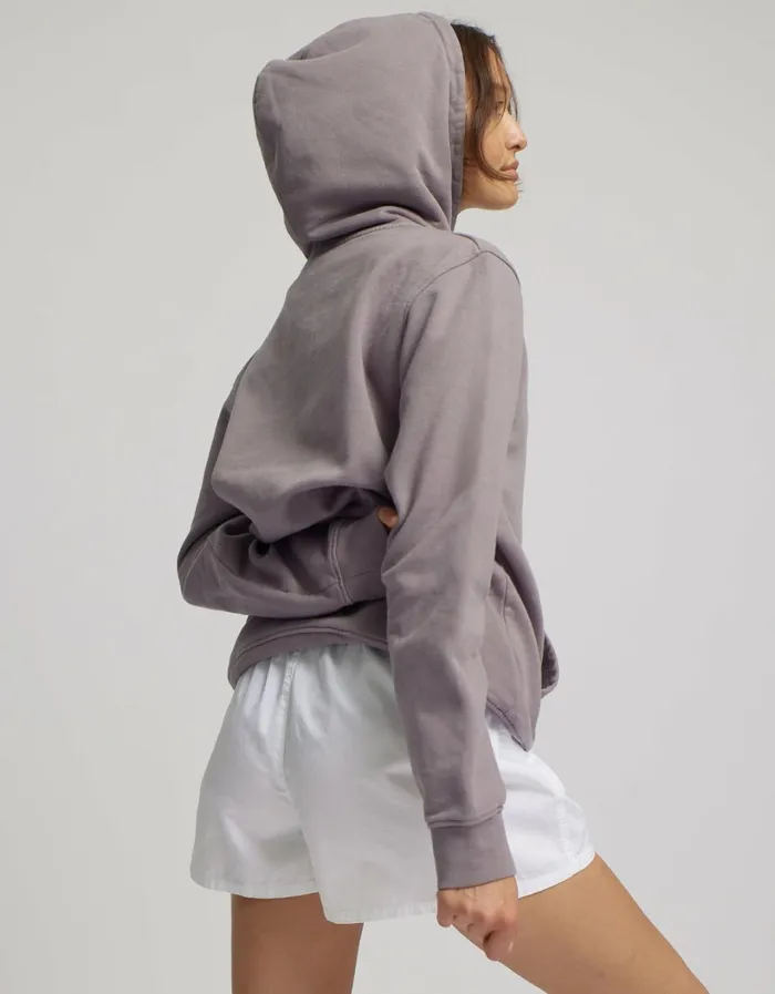 Women Women Organic Twill Shorts Lava Grey Colorful Standard Shorts
