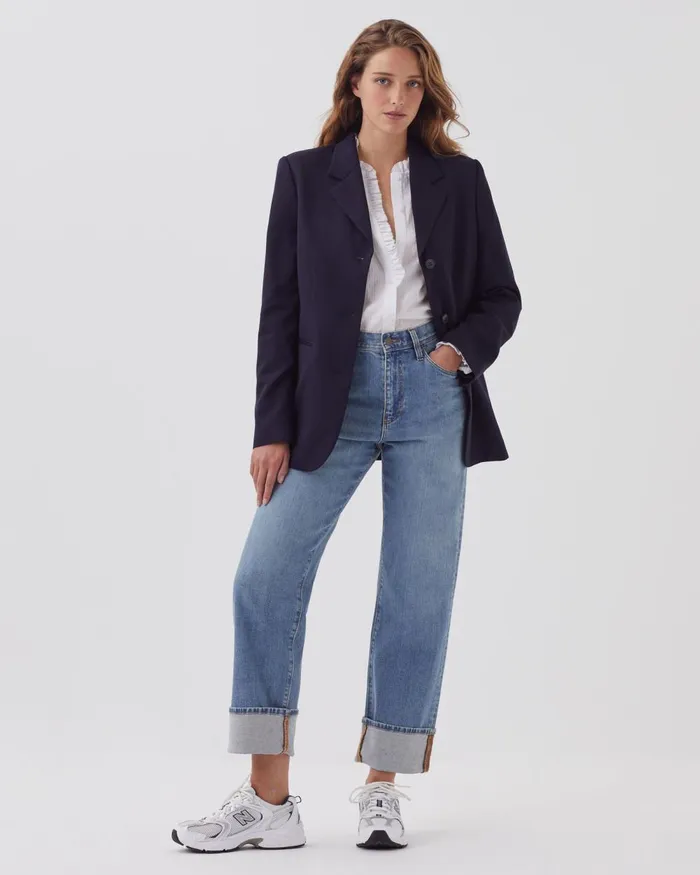 Women Wool Blazer Night Sky Comptoir Des Cotonniers Coats and Jackets Women Wool Blazer Night Sky Comptoir Des Cotonniers Coats and Jackets