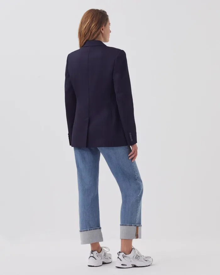 Women Wool Blazer Night Sky Comptoir Des Cotonniers Coats and Jackets Women Wool Blazer Night Sky Comptoir Des Cotonniers Coats and Jackets