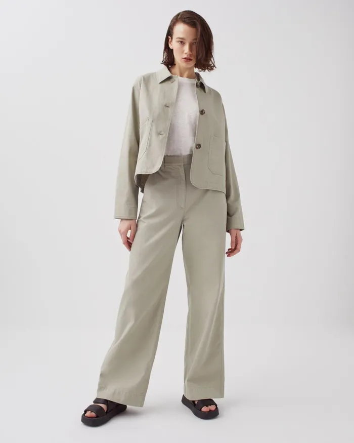Women Workwear Jacket Abbey Stone Comptoir Des Cotonniers Coats and Jackets