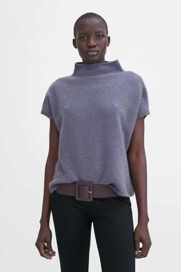 Women Ximena Sweater Dusty Blue Filippa K Knitwear