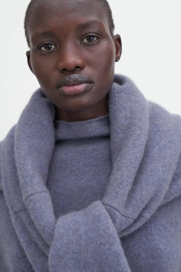 Women Ximena Sweater Dusty Blue Filippa K Knitwear