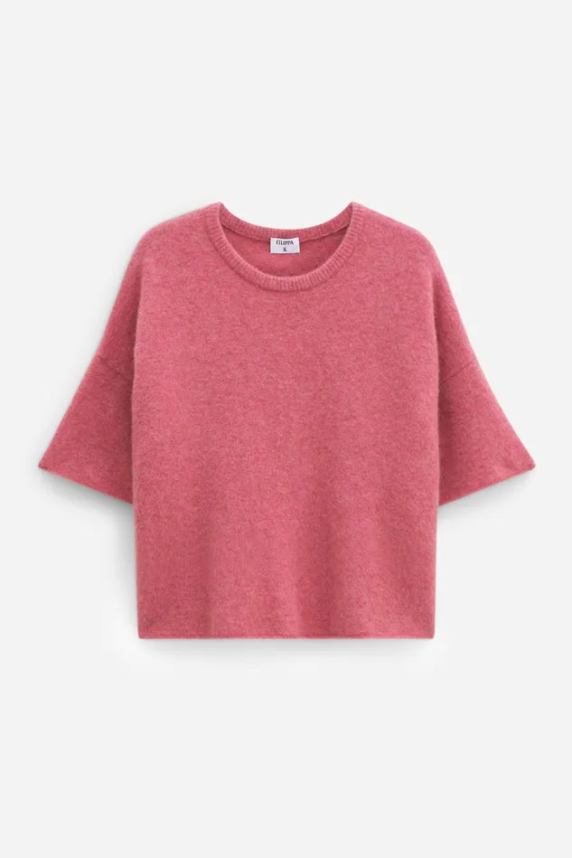 Women Yak Tee Light Raspberry Filippa K Knitwear