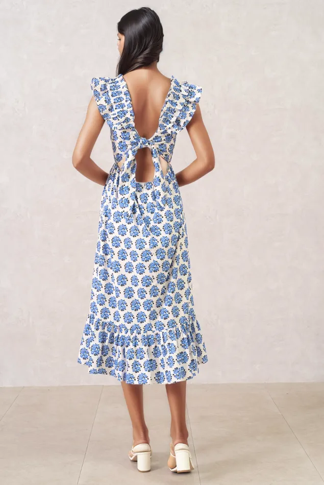 Women YUMI KIM Dresses BETTY DRESS Honey Drive Cyan