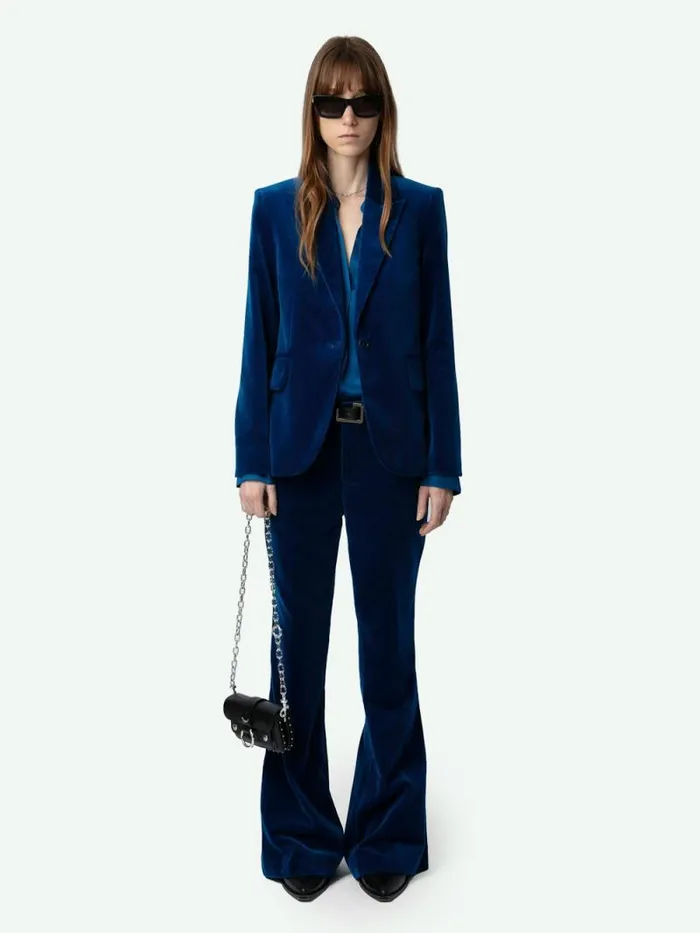 Women Zadig and Voltaire Blazers Vavy Velvet Blazer Overseas