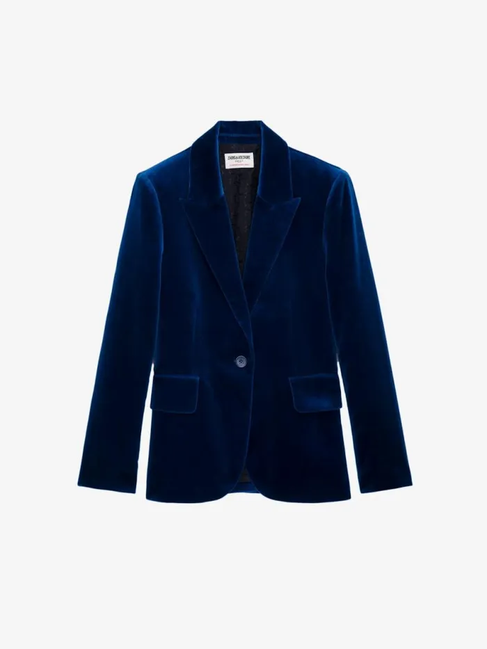 Women Zadig and Voltaire Blazers Vavy Velvet Blazer Overseas