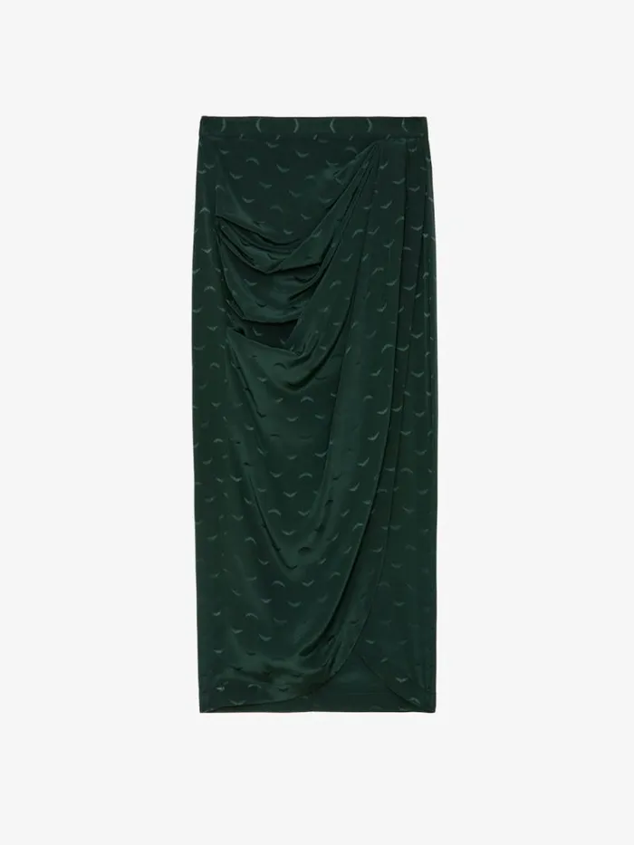 Women Zadig and Voltaire Dresses and Skirts Jamelia Silk Jacquard Wings Skirt Peaks Women Zadig and Voltaire Dresses and Skirts Jamelia Silk Jacquard Wings Skirt Peaks