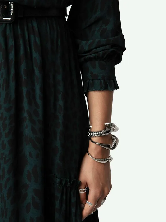Women Zadig and Voltaire Dresses and Skirts Rabella Leopard Dress Peaks
