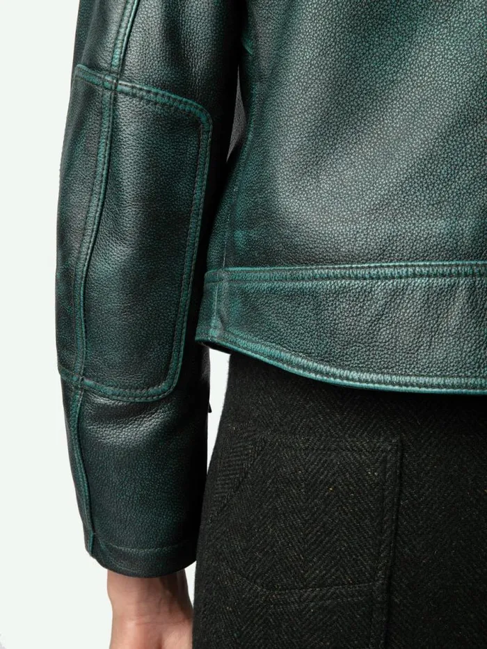 Women Zadig and Voltaire Jackets and Coats Loupa Leather Jacket Peaks Women Zadig and Voltaire Jackets and Coats Loupa Leather Jacket Peaks