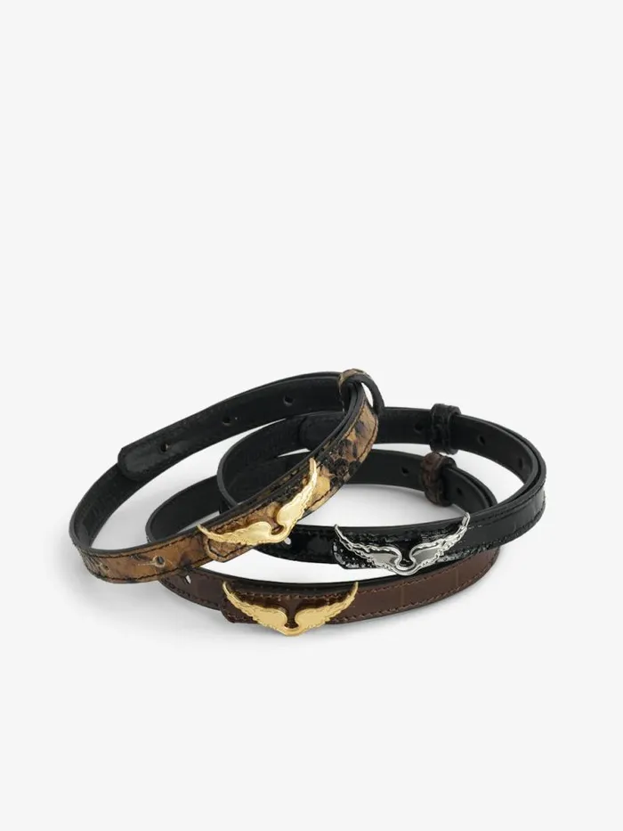 Women Zadig and Voltaire Jewelry Rock Leather Bracelet Bonny Women Zadig and Voltaire Jewelry Rock Leather Bracelet Bonny