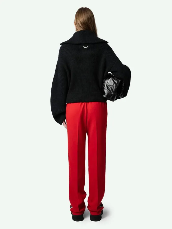 Women Zadig and Voltaire Pants and Shorts Pomy Pants Crimson