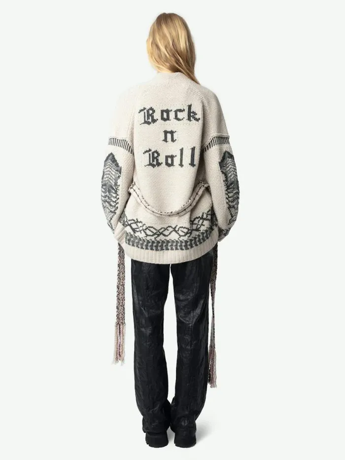 Women Zadig and Voltaire Sweaters and Cardigans Aspen Cardigan Erable Women Zadig and Voltaire Sweaters and Cardigans Aspen Cardigan Erable