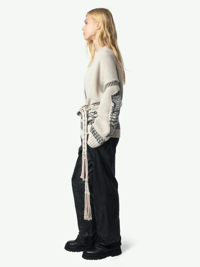 Women Zadig and Voltaire Sweaters and Cardigans Aspen Cardigan Erable Women Zadig and Voltaire Sweaters and Cardigans Aspen Cardigan Erable