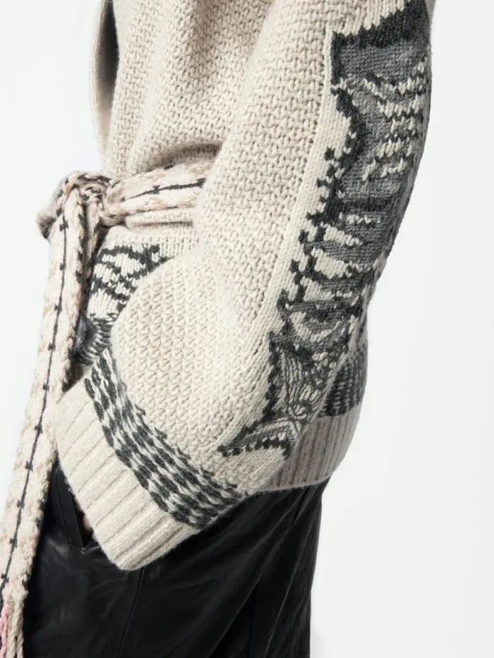 Women Zadig and Voltaire Sweaters and Cardigans Aspen Cardigan Erable Women Zadig and Voltaire Sweaters and Cardigans Aspen Cardigan Erable