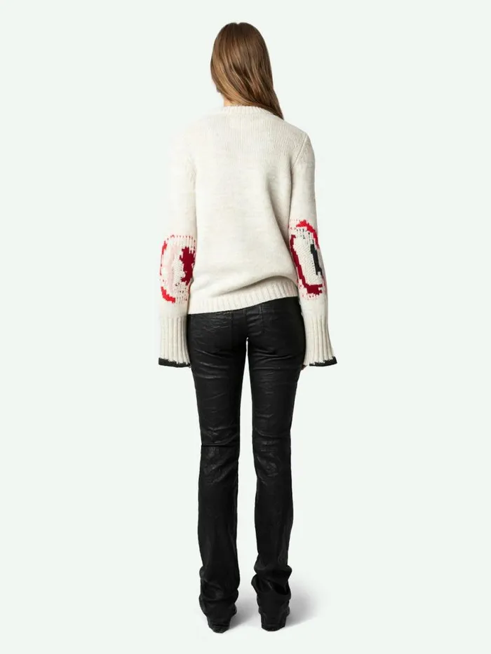 Women Zadig and Voltaire Sweaters and Cardigans Halty Sweater Oatmeal