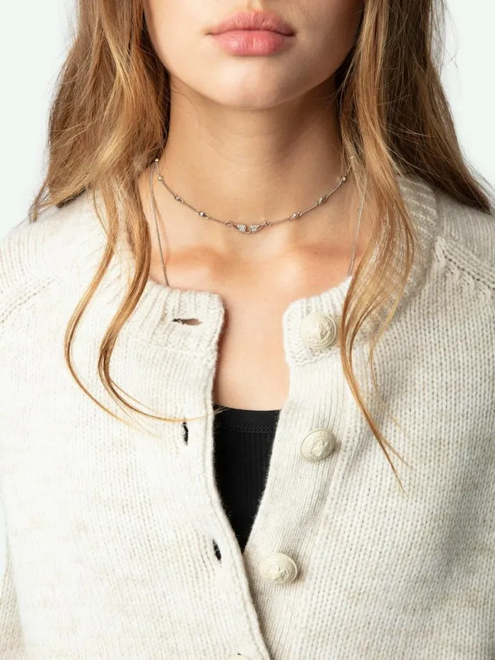 Women Zadig and Voltaire Sweaters and Cardigans Halty Sweater Oatmeal