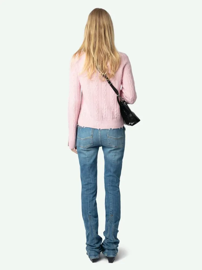 Women Zadig and Voltaire Sweaters and Cardigans Jonasson Cashmere Sweater Boudoir Women Zadig and Voltaire Sweaters and Cardigans Jonasson Cashmere Sweater Boudoir