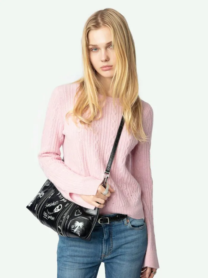 Women Zadig and Voltaire Sweaters and Cardigans Jonasson Cashmere Sweater Boudoir Women Zadig and Voltaire Sweaters and Cardigans Jonasson Cashmere Sweater Boudoir