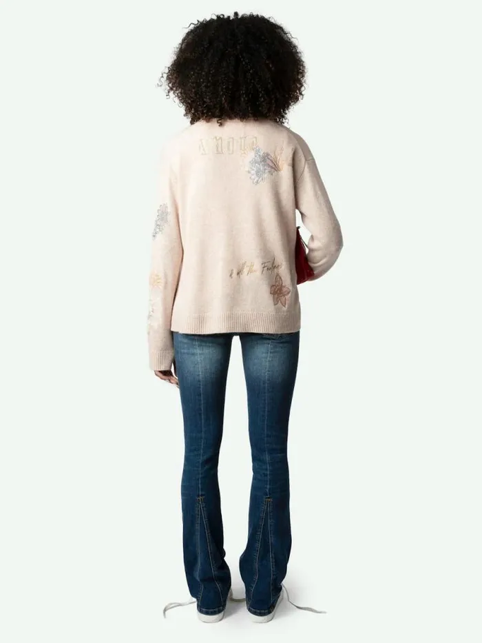 Women Zadig and Voltaire Sweaters and Cardigans Markus Cashmere Sweater Sweet