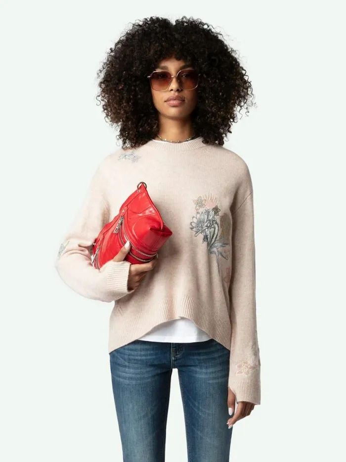 Women Zadig and Voltaire Sweaters and Cardigans Markus Cashmere Sweater Sweet