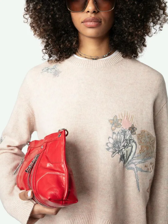 Women Zadig and Voltaire Sweaters and Cardigans Markus Cashmere Sweater Sweet