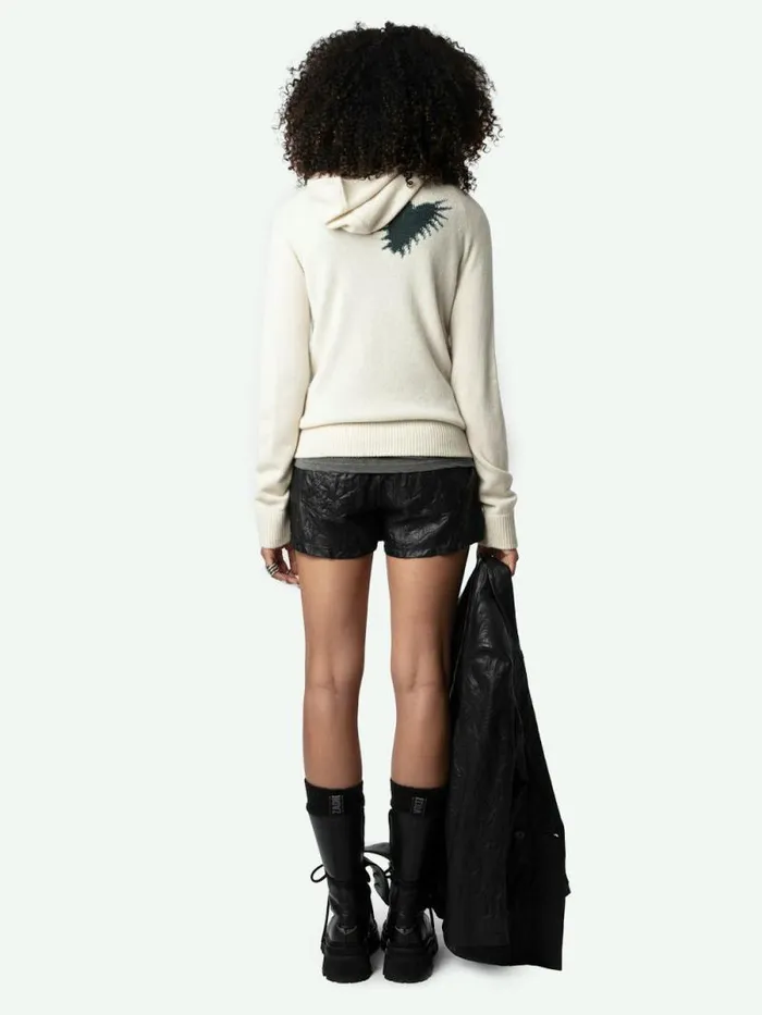 Women Zadig and Voltaire Sweaters and Cardigans Moony Cashmere Sweater Flake Women Zadig and Voltaire Sweaters and Cardigans Moony Cashmere Sweater Flake