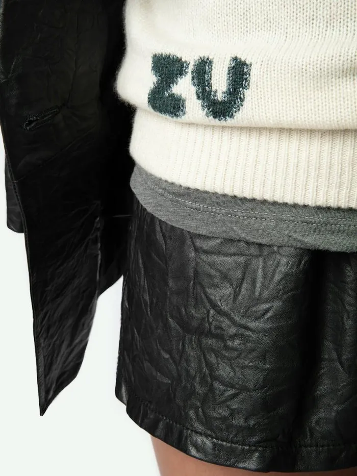 Women Zadig and Voltaire Sweaters and Cardigans Moony Cashmere Sweater Flake Women Zadig and Voltaire Sweaters and Cardigans Moony Cashmere Sweater Flake