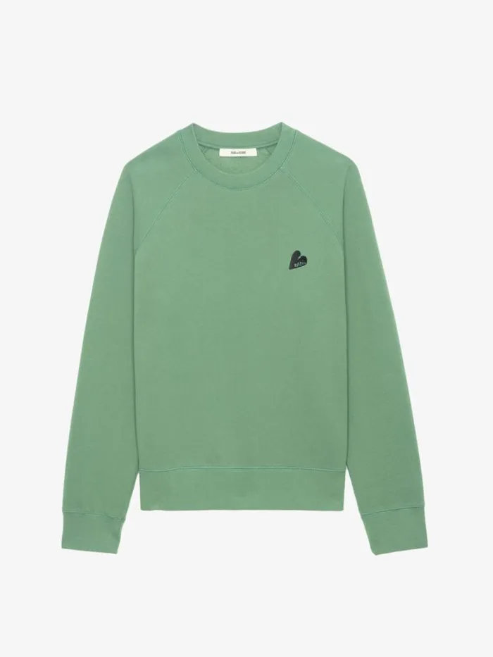 Women Zadig and Voltaire Sweatshirts and Hoodies Upper Sweatshirt Coriander Women Zadig and Voltaire Sweatshirts and Hoodies Upper Sweatshirt Coriander