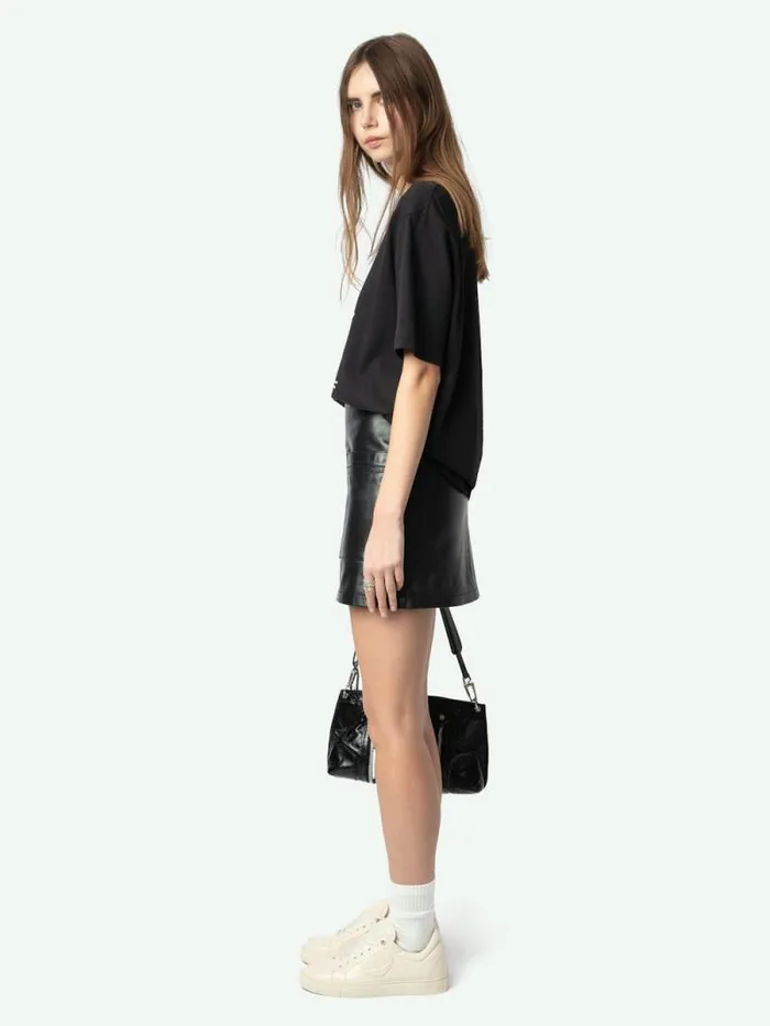 Women Zadig and Voltaire TShirts Edwin Tshirt Black