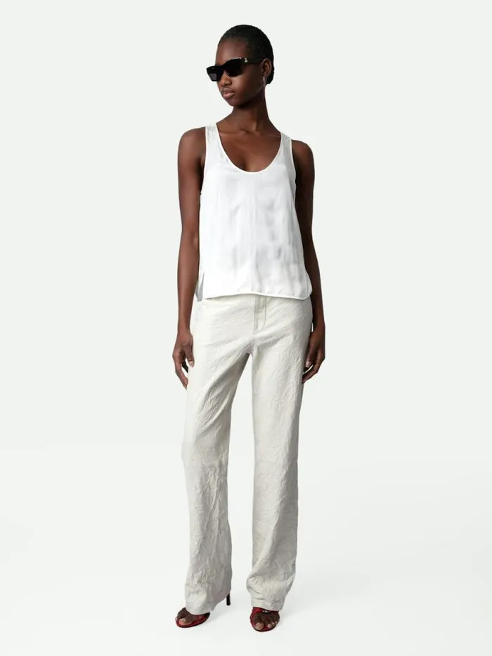 Women Zadig and Voltaire Tops and Shirts Carys Satin Top Judo