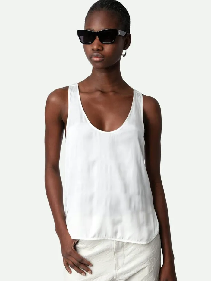 Women Zadig and Voltaire Tops and Shirts Carys Satin Top Judo Women Zadig and Voltaire Tops and Shirts Carys Satin Top Judo