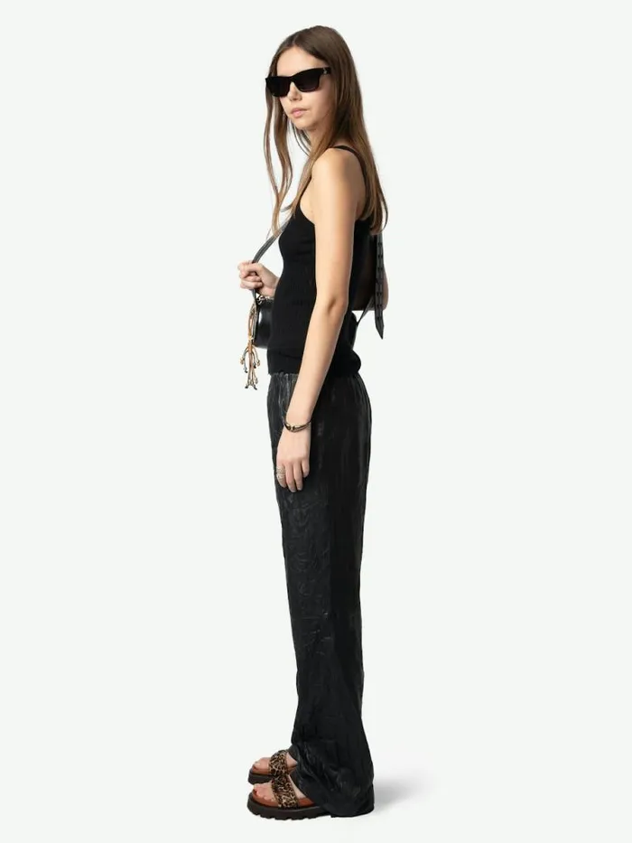 Women Zadig and Voltaire Tops and Shirts Nora Cashmere Tank Top Black Women Zadig and Voltaire Tops and Shirts Nora Cashmere Tank Top Black