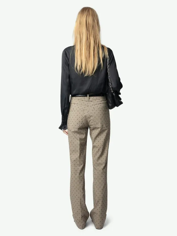 Women Zadig and Voltaire Tops and Shirts Thely Satin Shirt Black