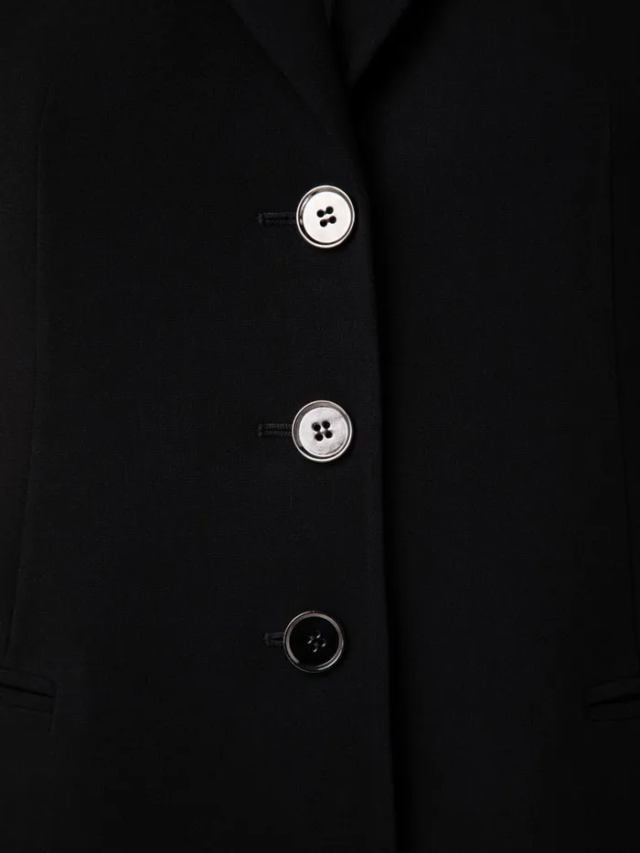 Wool DoubleFace Jacket Black Women Akris Jackets